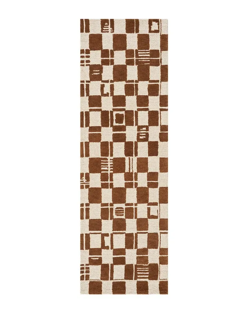 Freya Hand Tufted Rug - Red, Wool