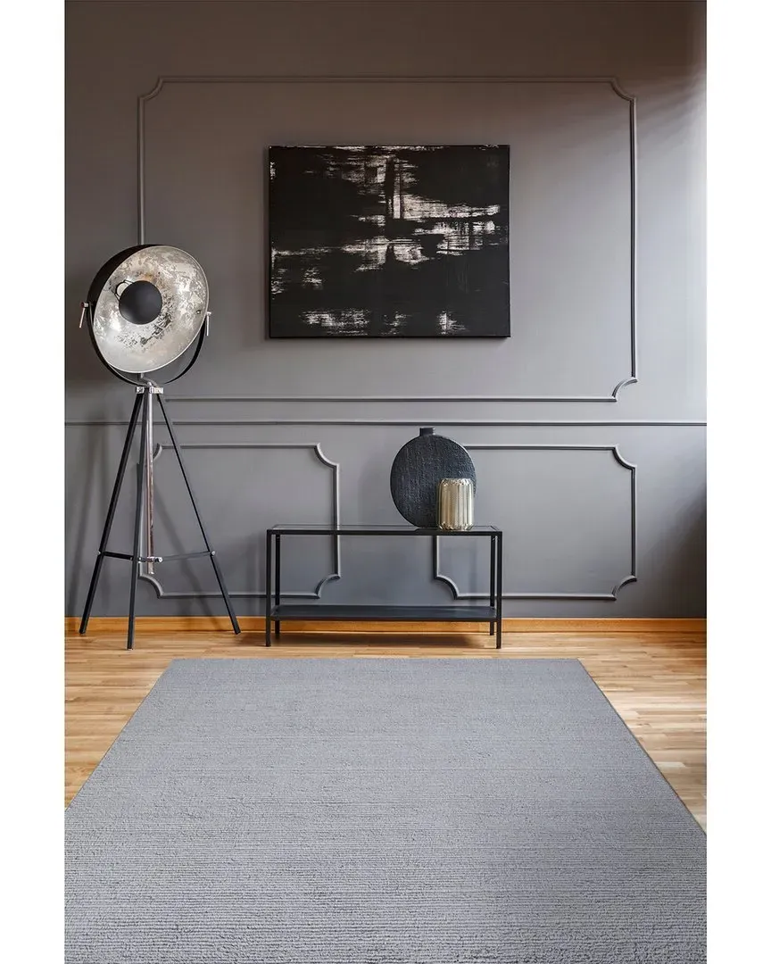 Hand Loomed Bliss Wool Rug - Grey