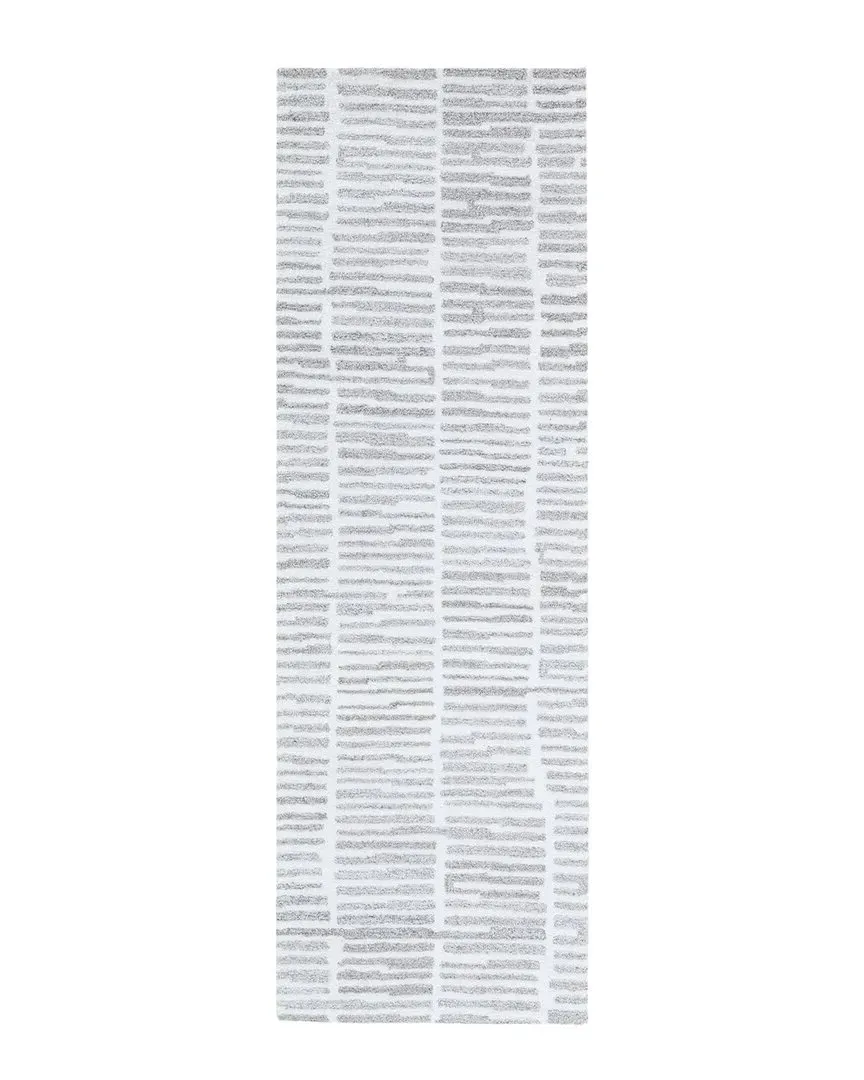 Hand Tufted Shelf Rug - Brown, Polyester image