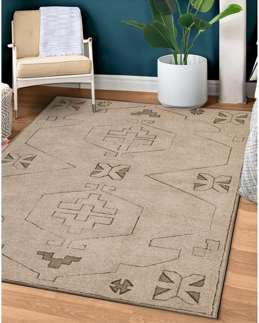 Hand Tufted Vesper Wool Rug - Neutral