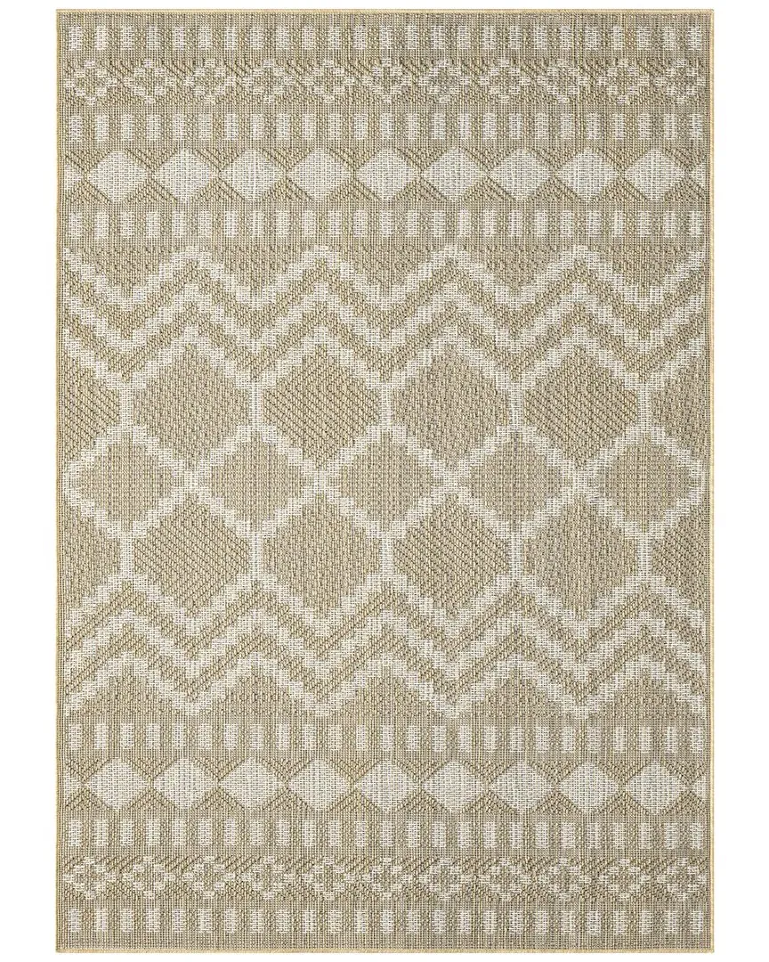 Harvest Power Loomed Rug - Beige, Polypropylene