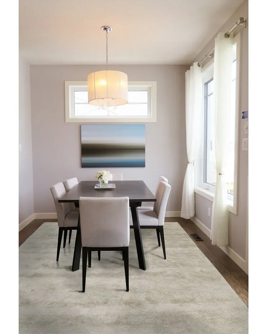 Hue Hand Tufted Area Rug - Bisque, Jute image