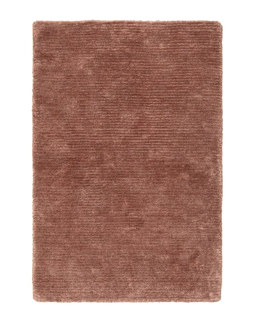Hue Hand Tufted Area Rug - Red, Jute