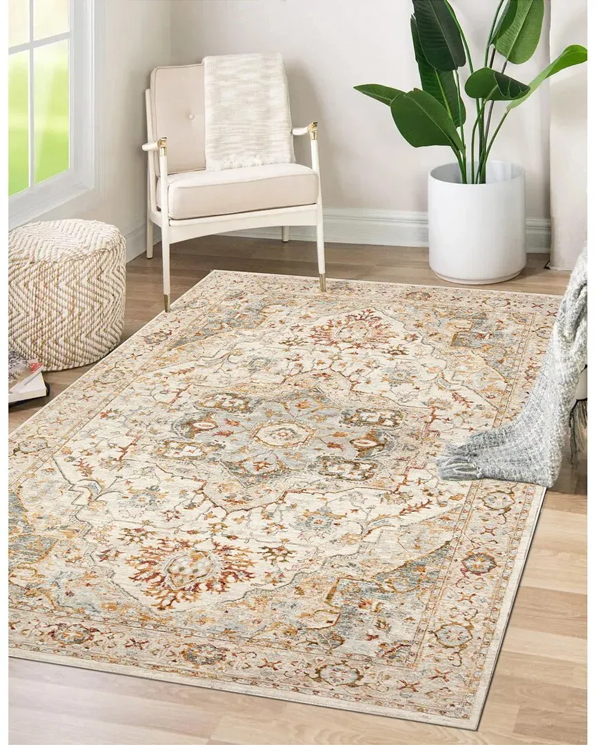 Impressions Medallion Power Loomed Area Rug - Multi, Polyester