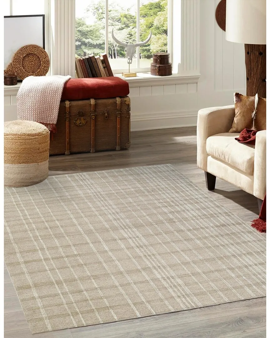 Jaipur Hand Loomed Area Rug - Brown, Wool