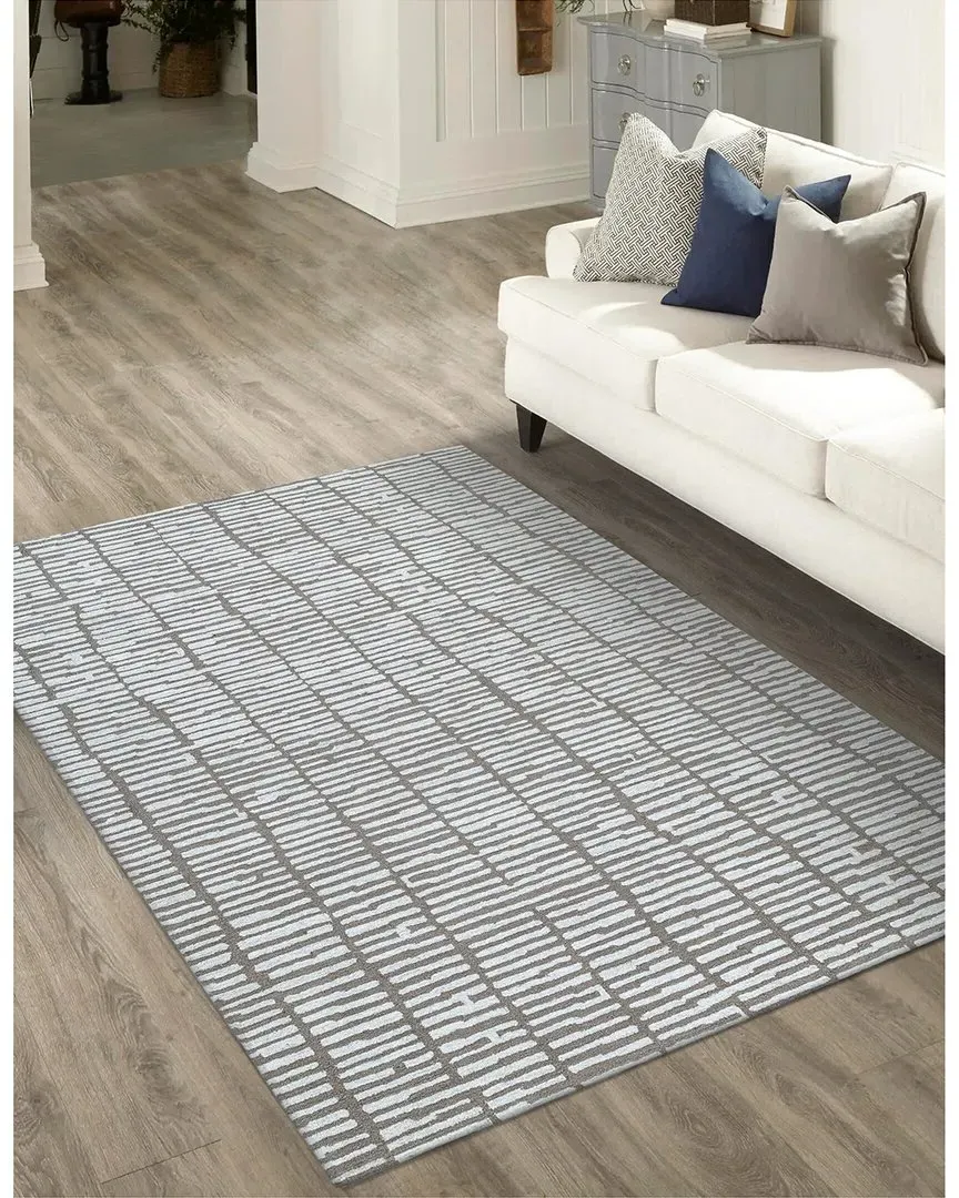 Jaipur Hand Loomed Area Rug - Brown, Wool
