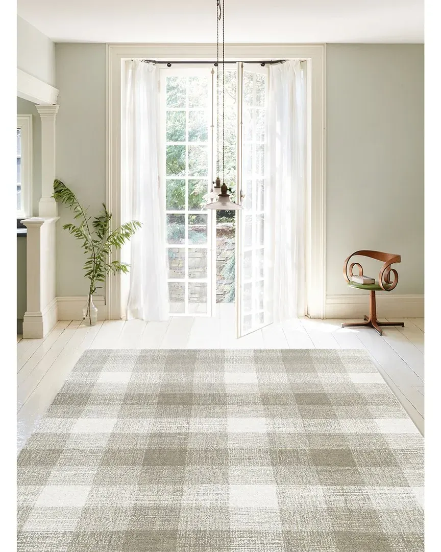 Jaipur Hand Loomed Area Rug - Grey, Wool