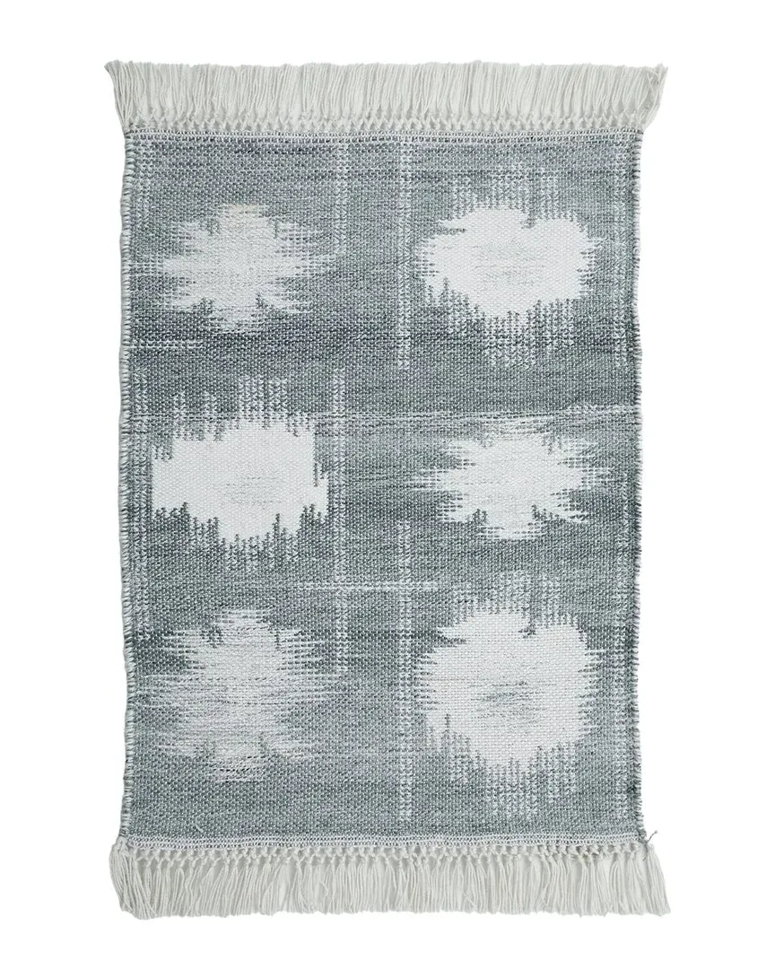 Layla Flatweave Rug - Blue, Polyester image