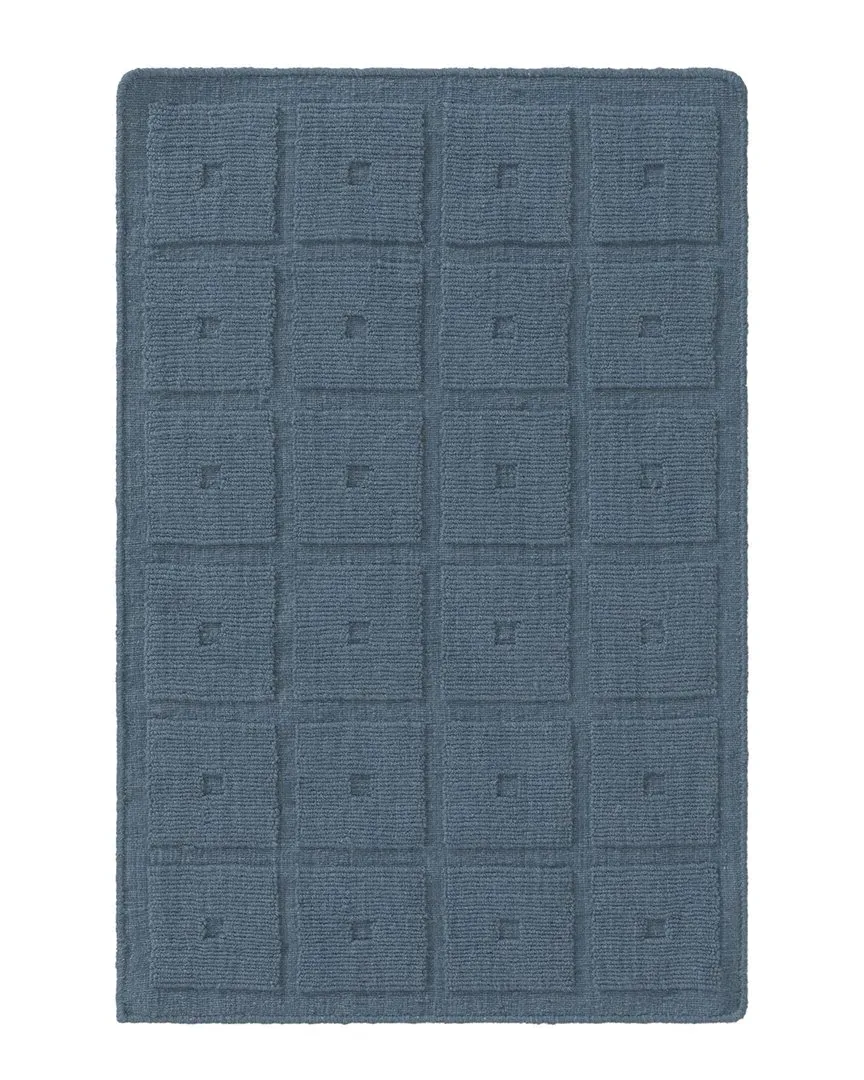 Luna Hand Loomed Wool Rug - Blue image