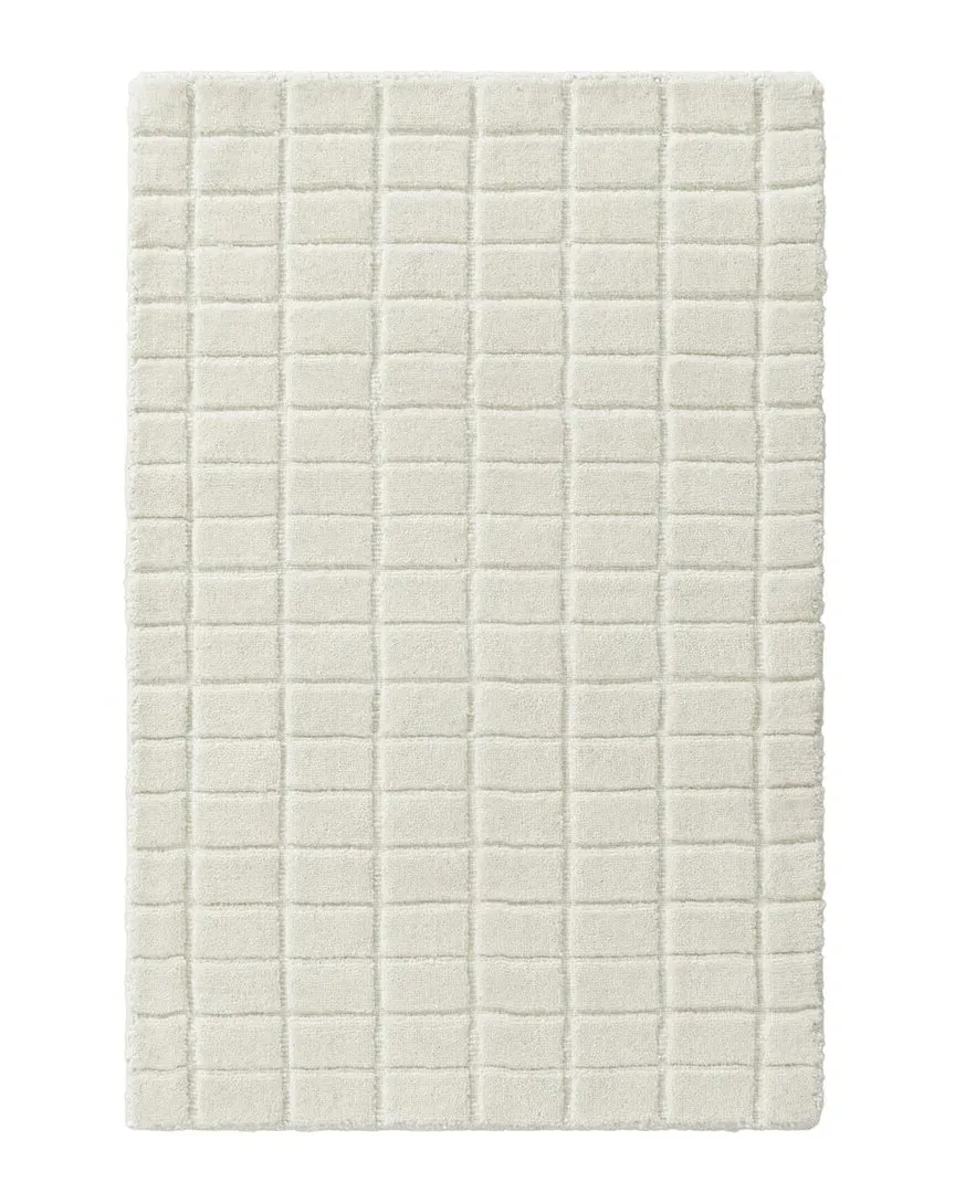 Luna Hand Loomed Wool Rug - White