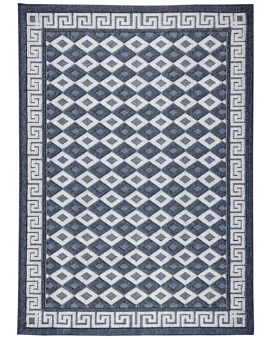 Nimes Power Loomed Area Rug - Blue, Polypropylene