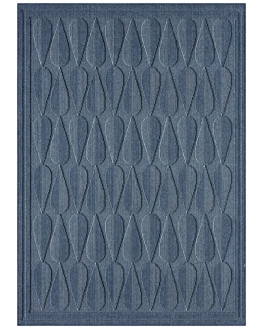 Nimes Power Loomed Area Rug - Blue, Polypropylene