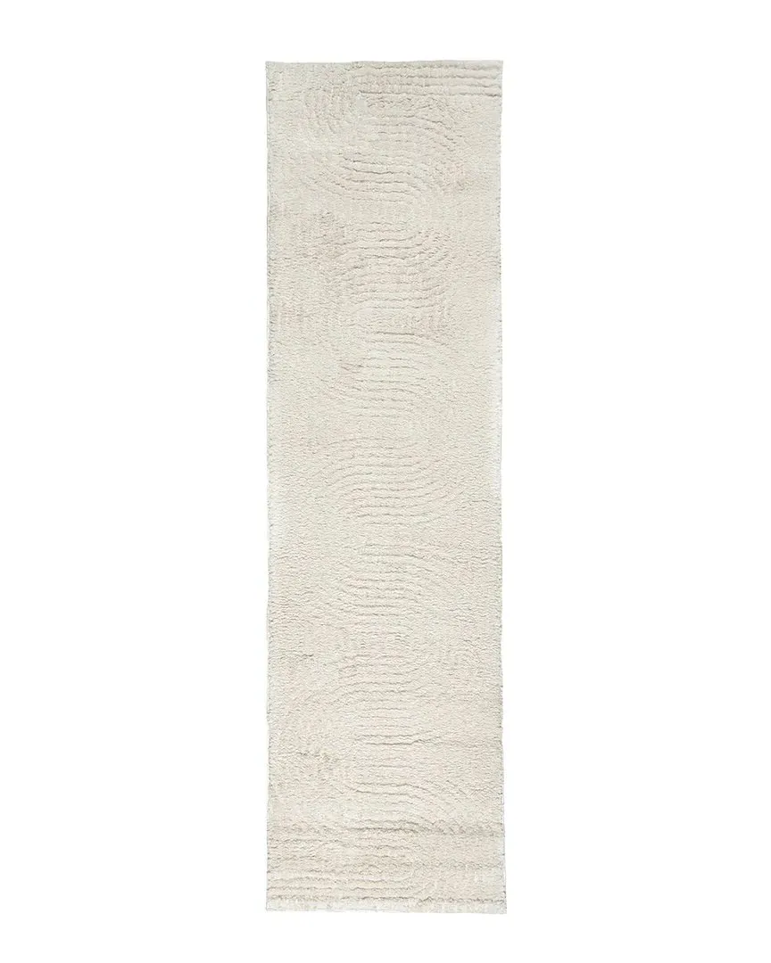 Oslo Power Loomed Rug - Ivory, Polyester