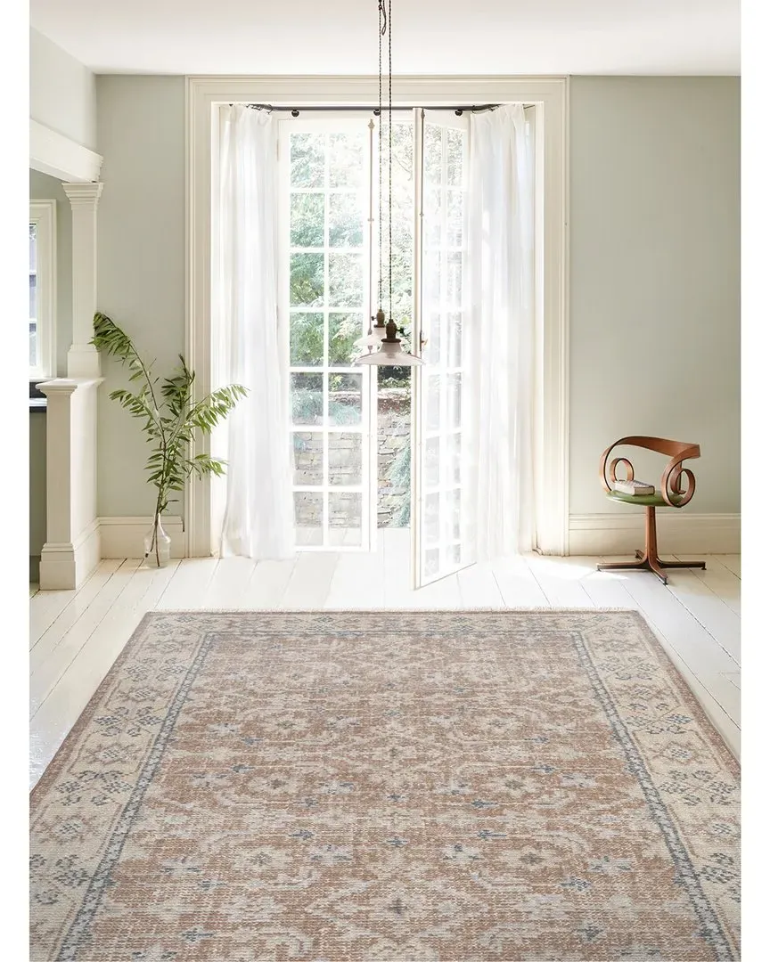 Palace Hand Knotted Wool Rug - Adobe