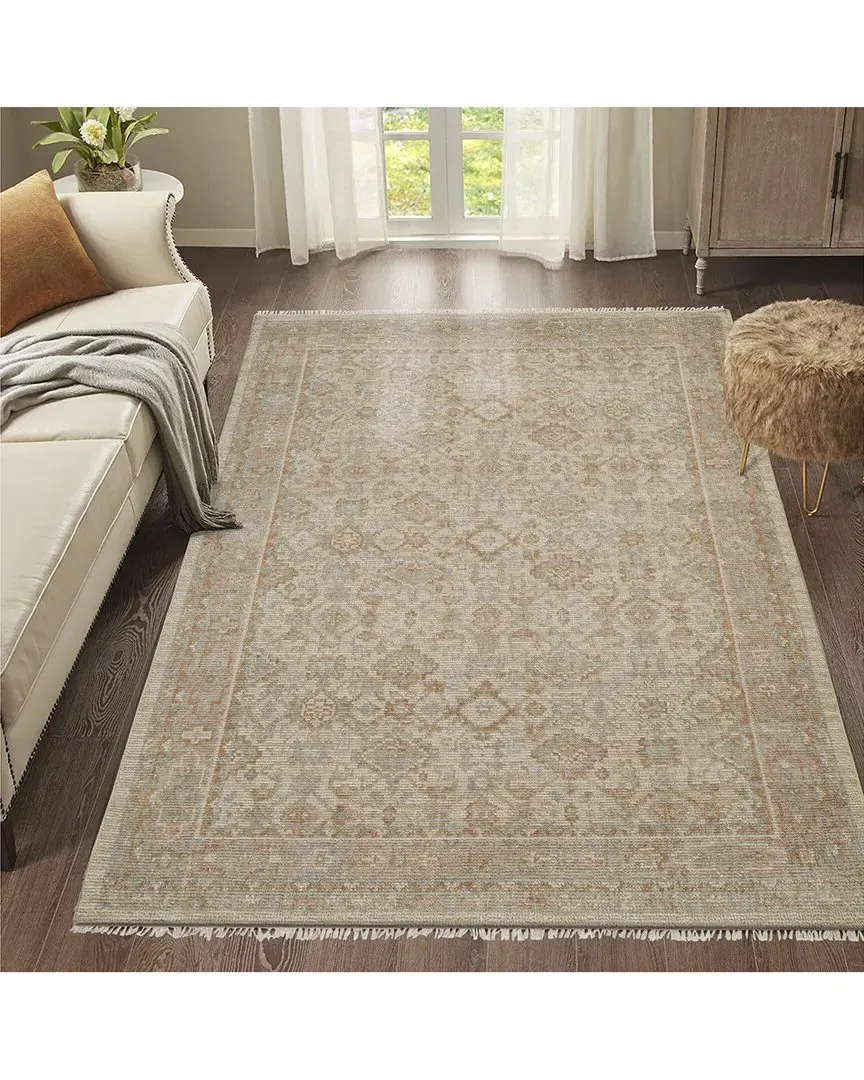 Palace Hand Knotted Wool Rug - Beige