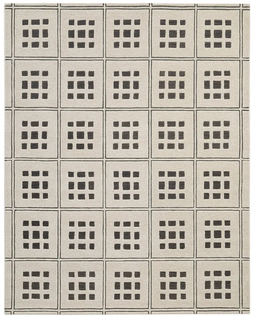 Requiem Hand Tufted Wool Rug - White