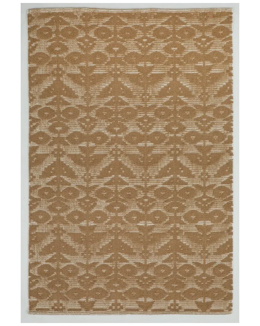 Savanna Hand Loomed Wool Rug - Rust
