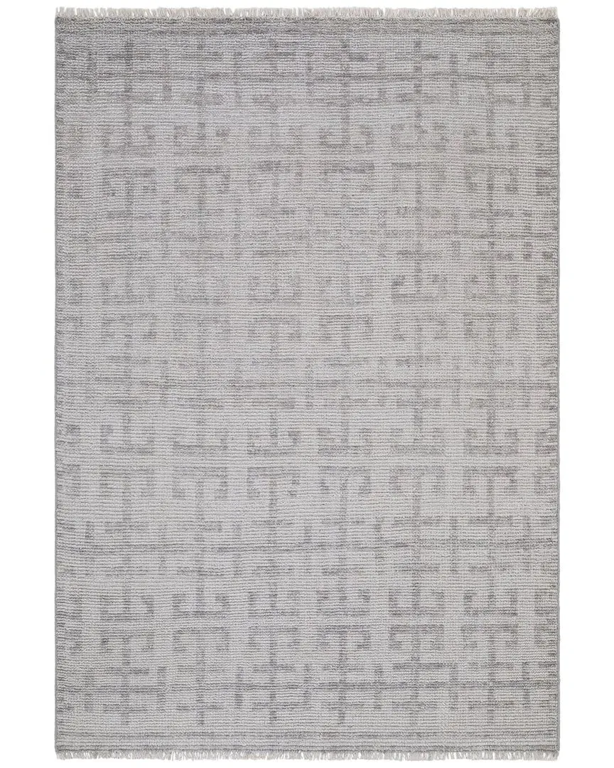 Sienna Hand Knotted Rug - Grey, Wool