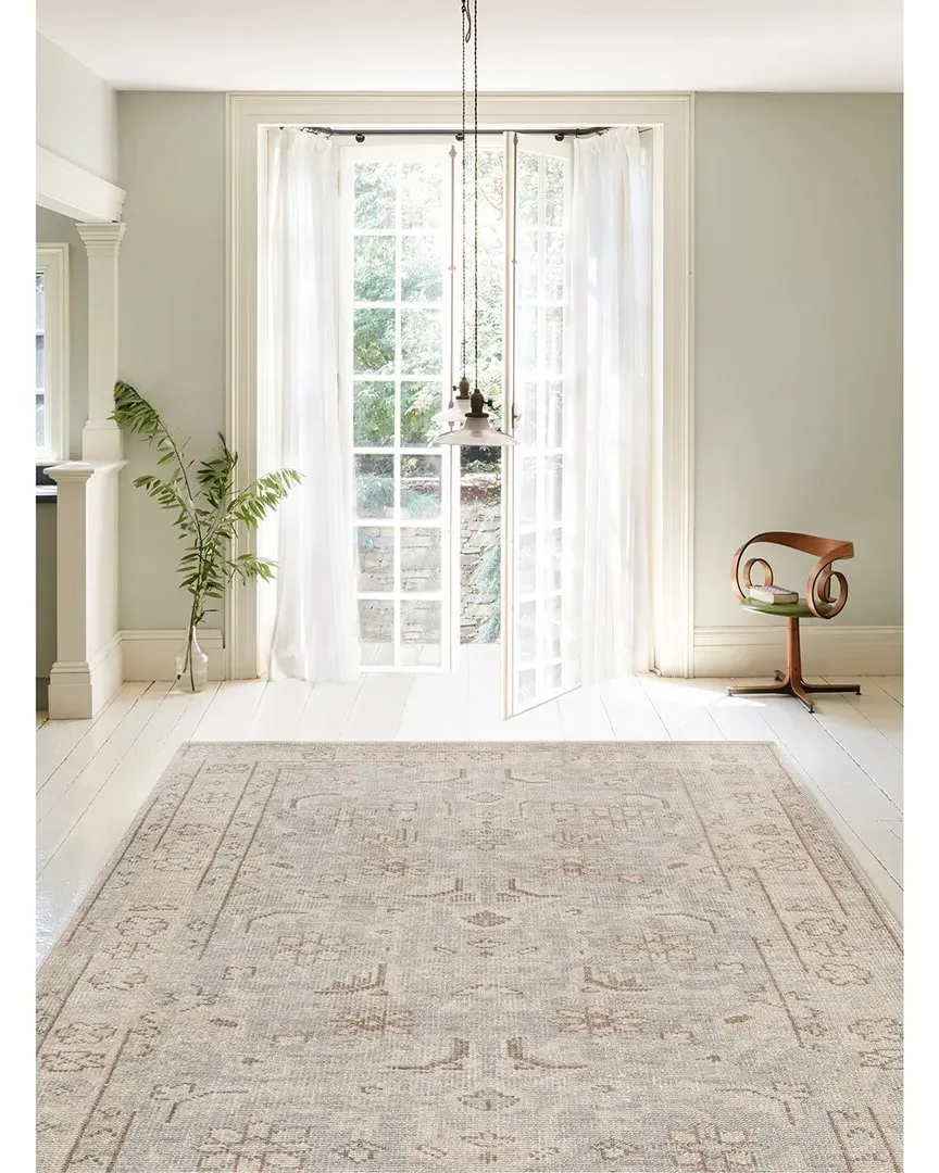 Tuscany Hand Knotted Wool Rug - Grey
