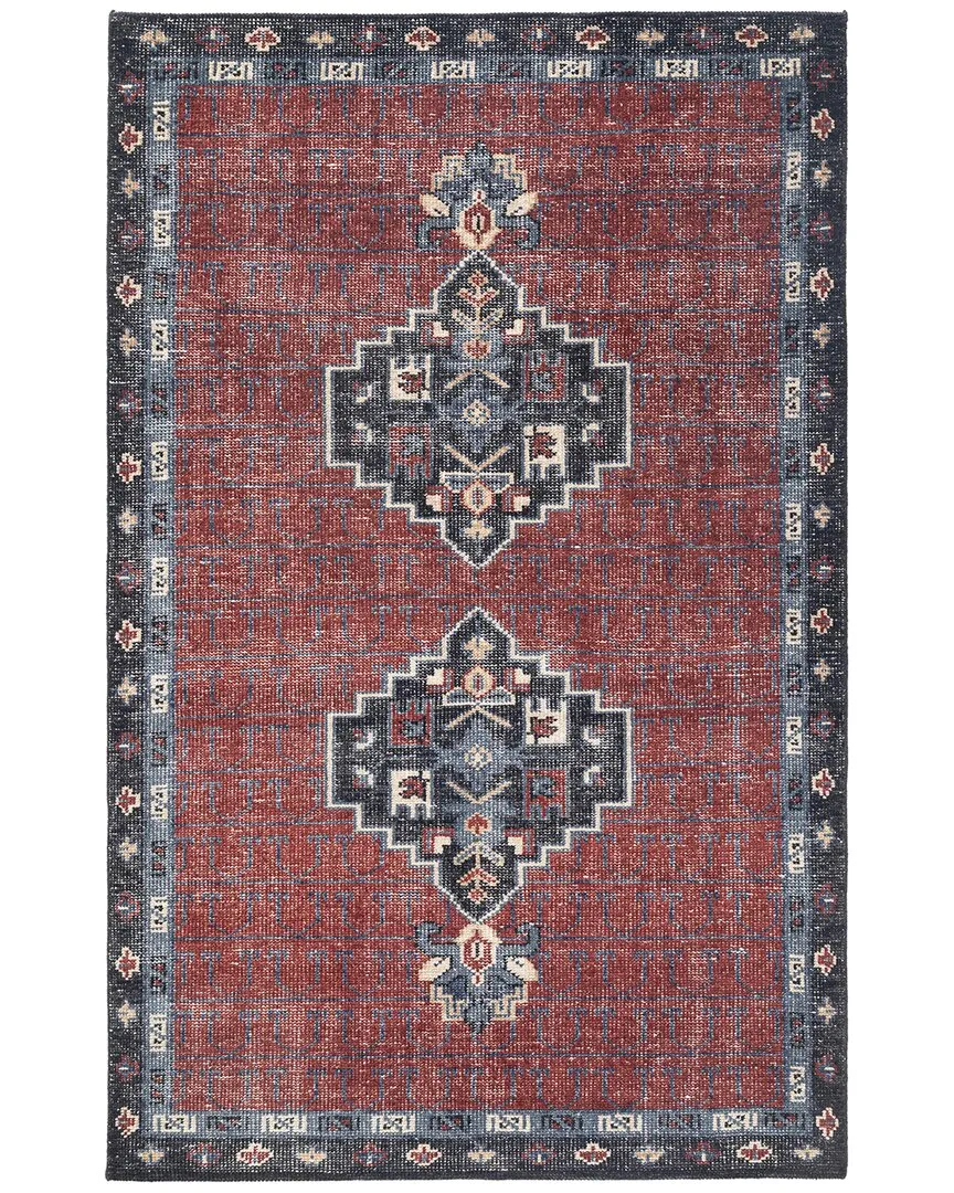 Tuscany Hand Knotted Wool Rug - Red