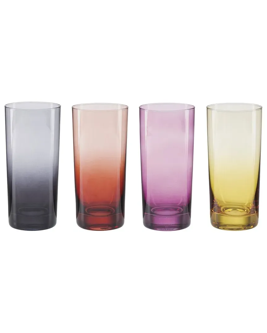Golden Hour Hiball Glasses Set of 4 - Multi image