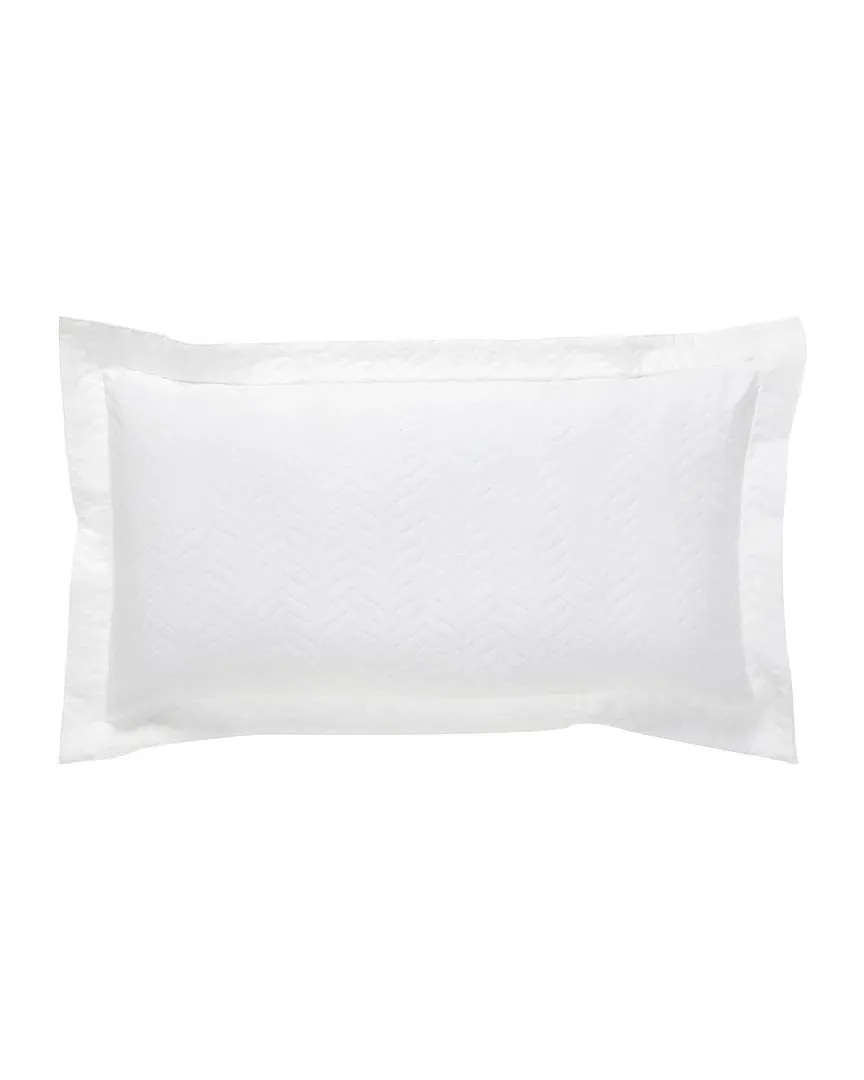 610 Thread Count Casablanca Matelassé Coverlet Sham Set - White