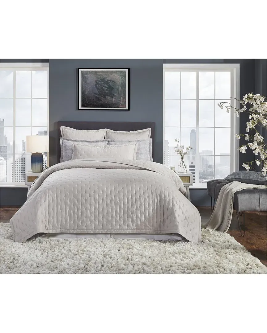 Oscar Tufted Cotton Sateen Quilt - Champagne