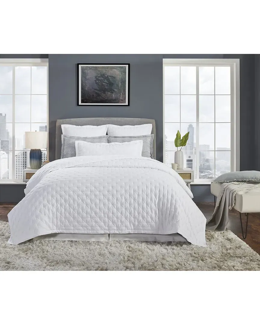 Oscar Tufted Cotton Sateen Quilt - White