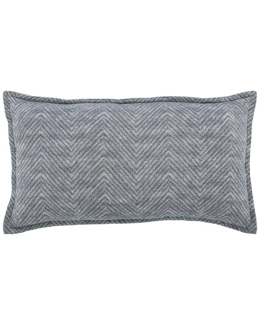 Tivoli Cotton Jacquard Deco Pillow - Navy