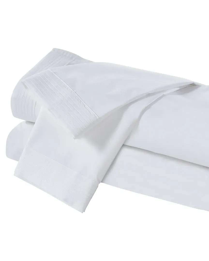 Venice Egyptian Cotton Percale Sheet Set - White