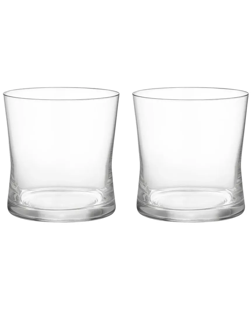 Grace Set of 2 Double Old-Fashioned Glasses - Clear image