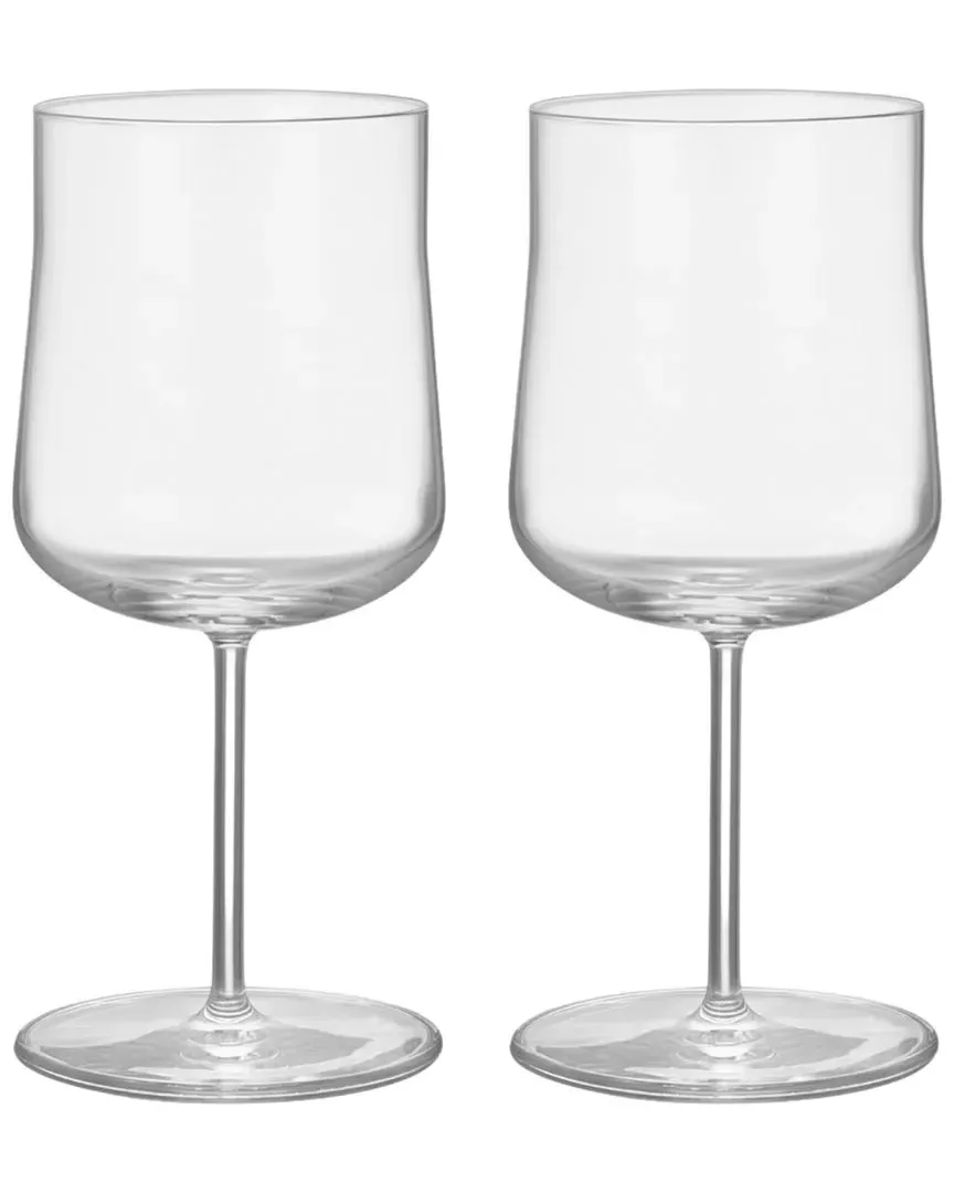 Informal Set of 2 Large Tumblers - Clear, Glass