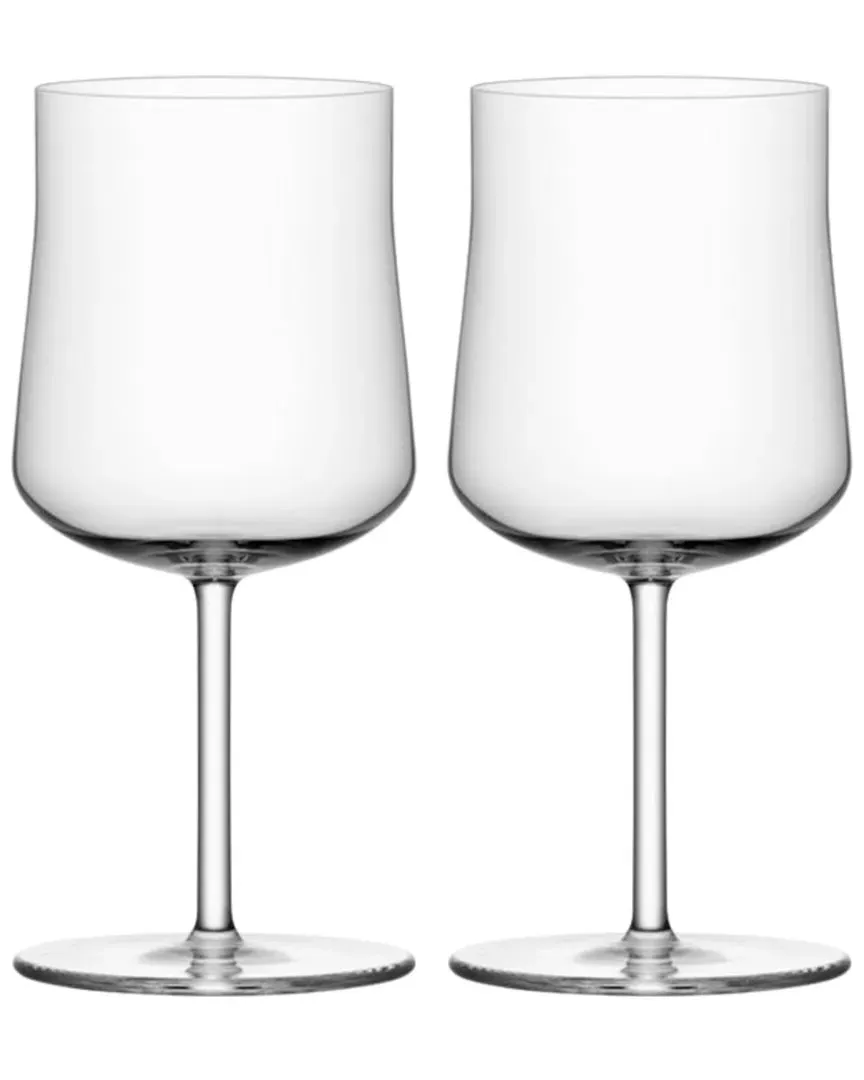 Informal Set of 2 Medium Glasses - Clear, Glass