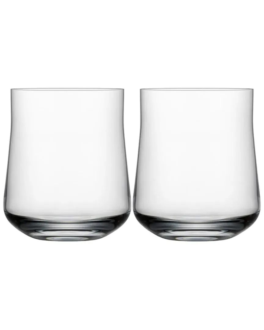 Informal Set of 2 Tumblers - Clear, Glass