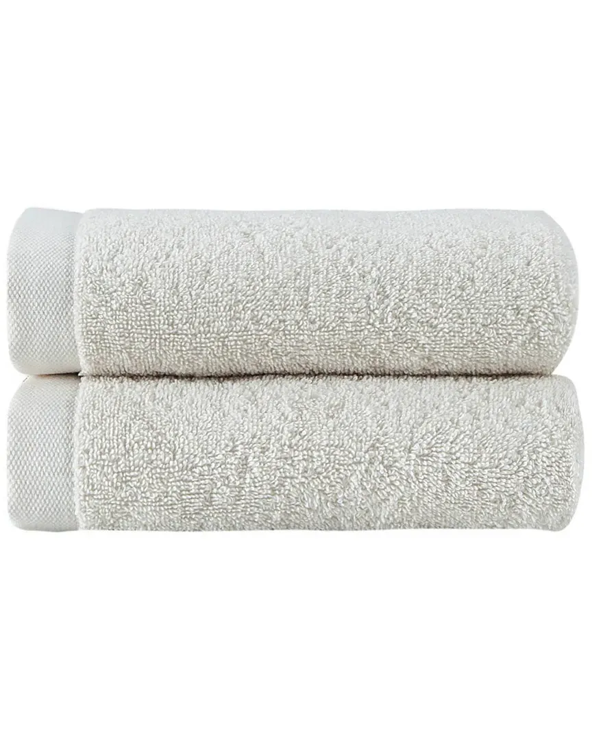 Horizon Hand Towels Set of 2 - Cream, Turkish Cotton image