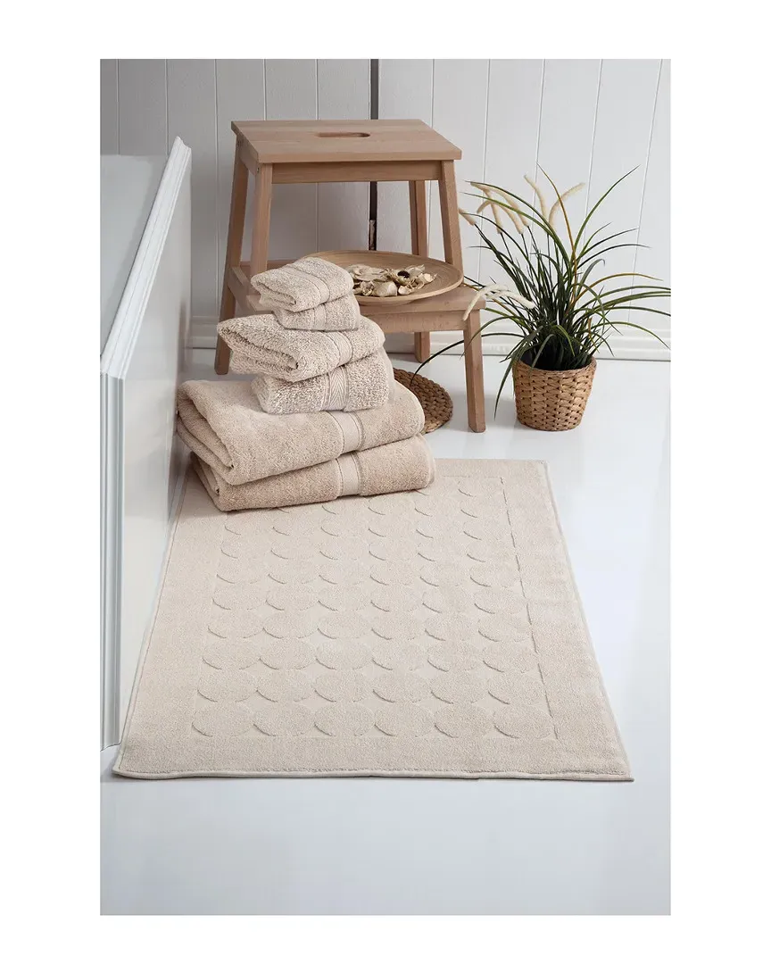 Legend 7-Piece Towel Set - Beige, Turkish Cotton image