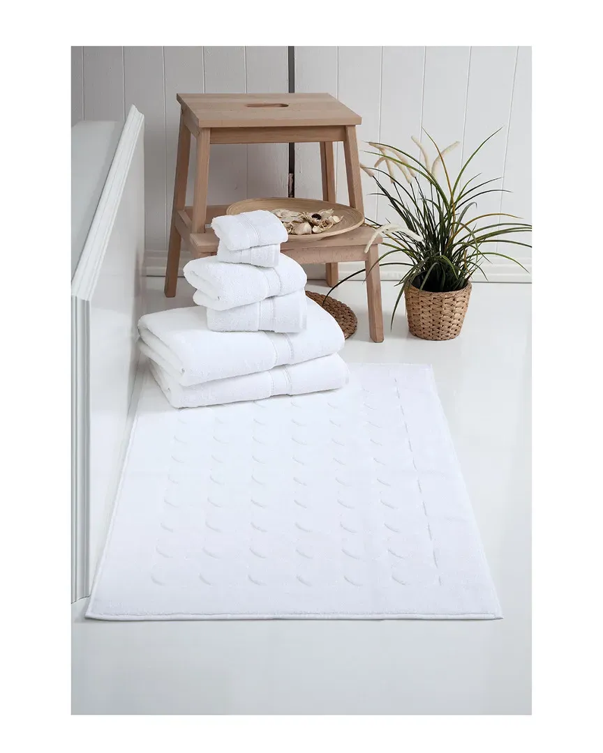 Legend 7-Piece Towel Set - White, Turkish Cotton