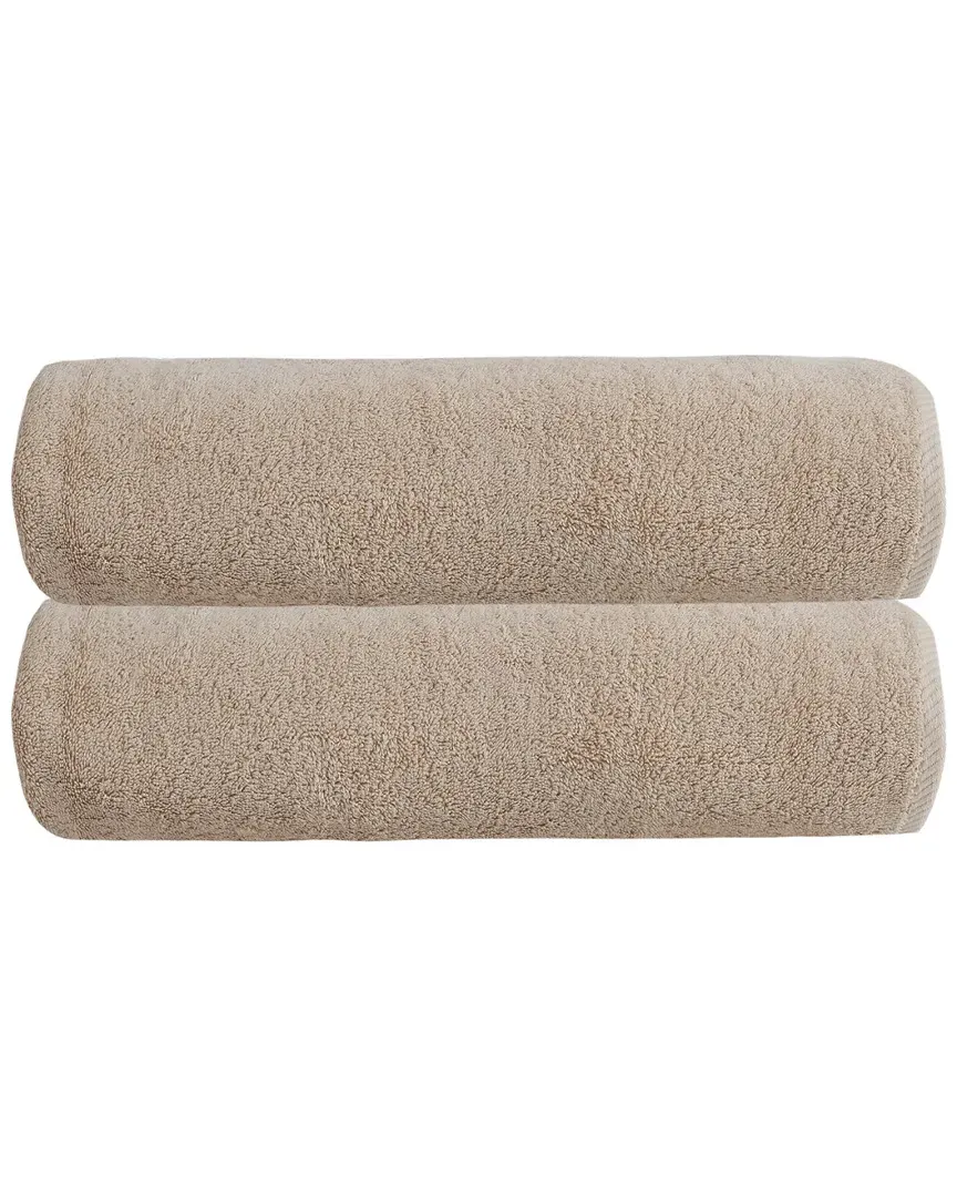 Opulence Bath Towel Set of 2 - Sand, Turkish Cotton