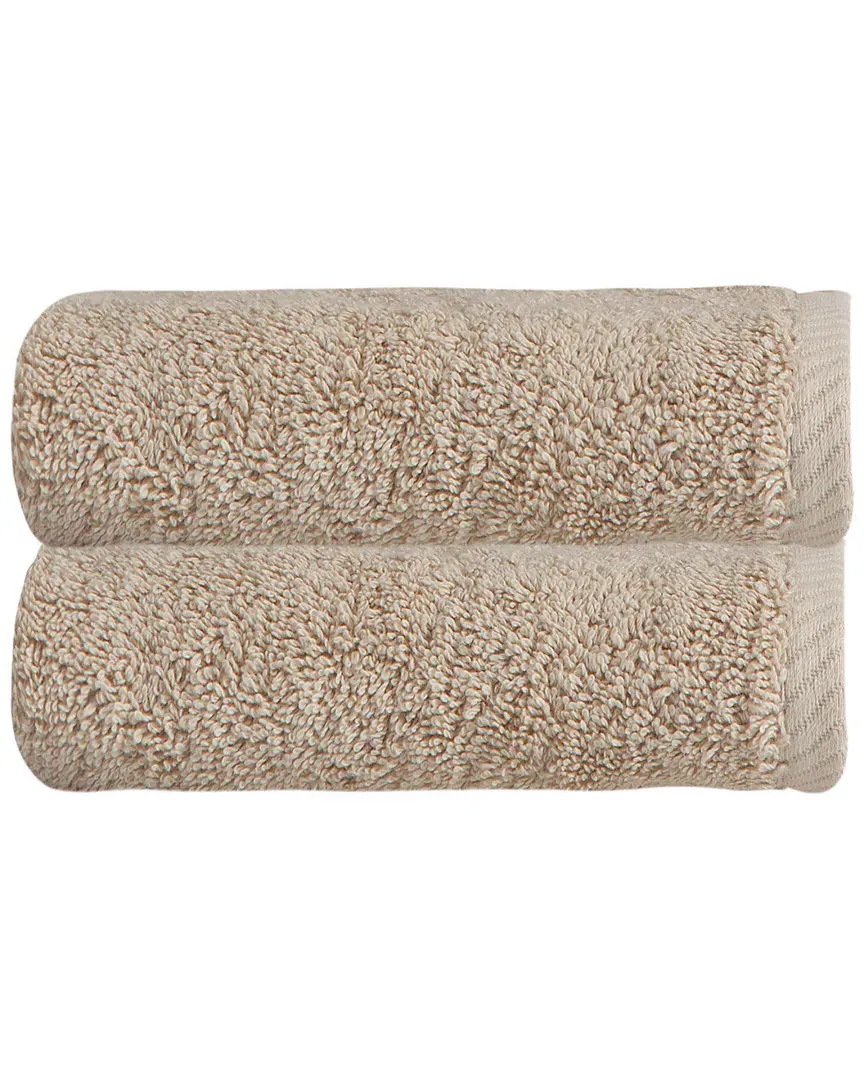Opulence Hand Towel Set of 2 - Sand, Turkish Cotton