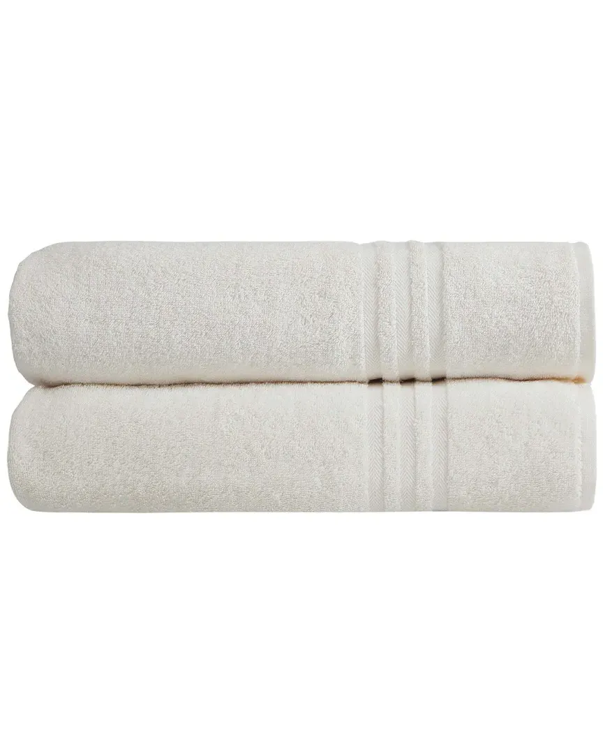 Sienna Bath Sheets Set of 2 - Cream, Turkish Cotton