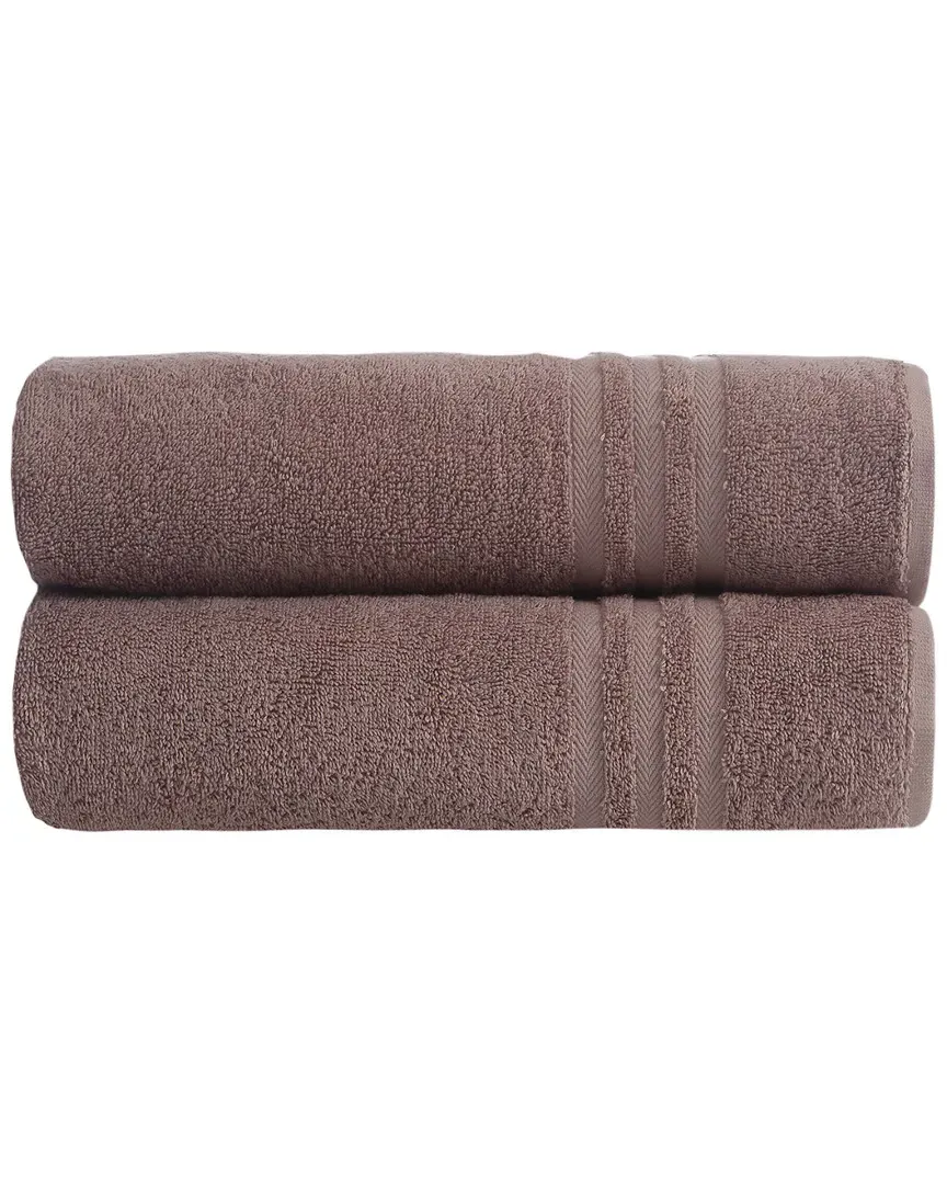 Sienna Bath Towel Set of 2 - Beige, Turkish Cotton image