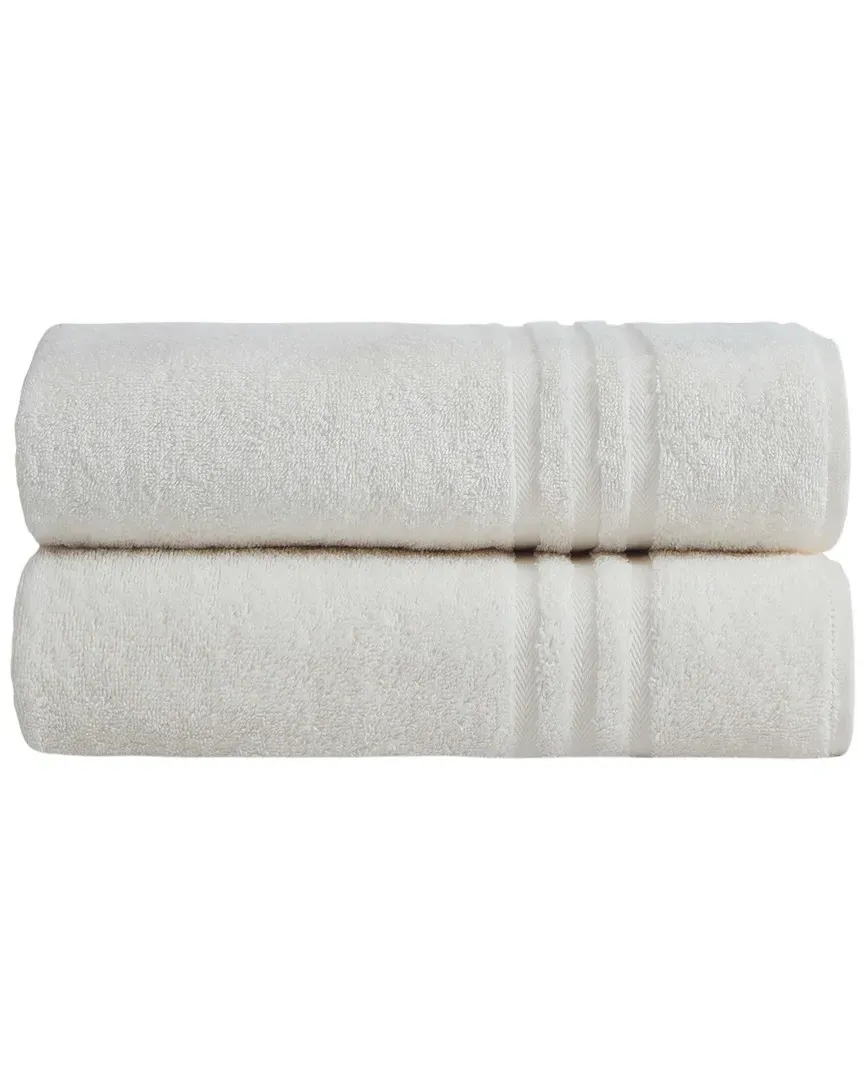 Sienna Bath Towel Set of 2 - Cream, Turkish Cotton