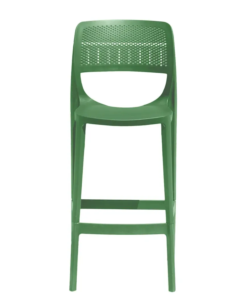 Rainbow Outdoor Mila Set of 2 Stackable Side Chairs - Green image