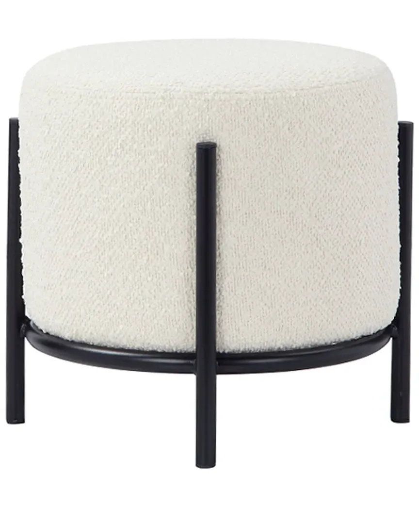 Lolo Round Stool - White image
