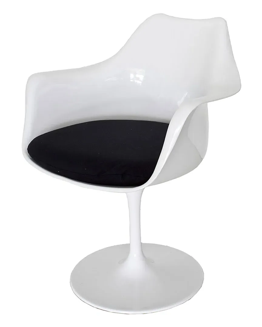 Tulip Dining Armchair - White image
