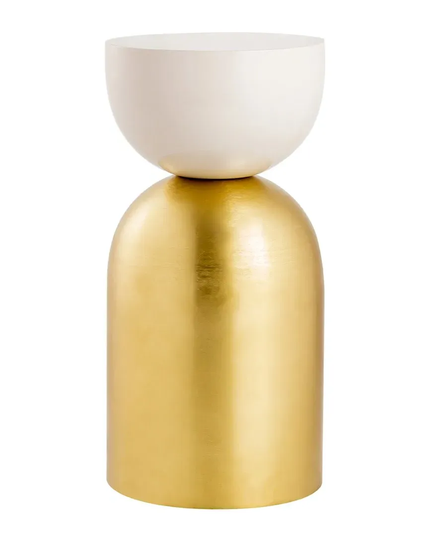 Calista Round Side Table - Gold, Iron image