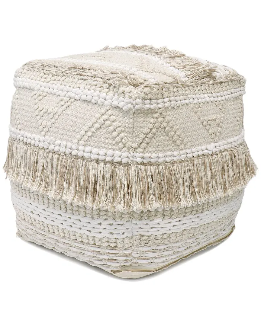 Grandcanyon Pouf - Beige, Cotton
