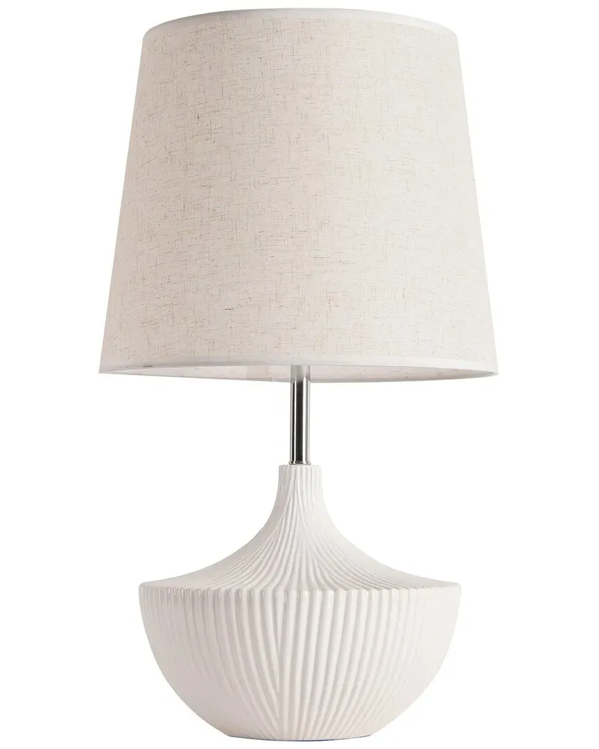 Jade Table Lamp - White, Metal image