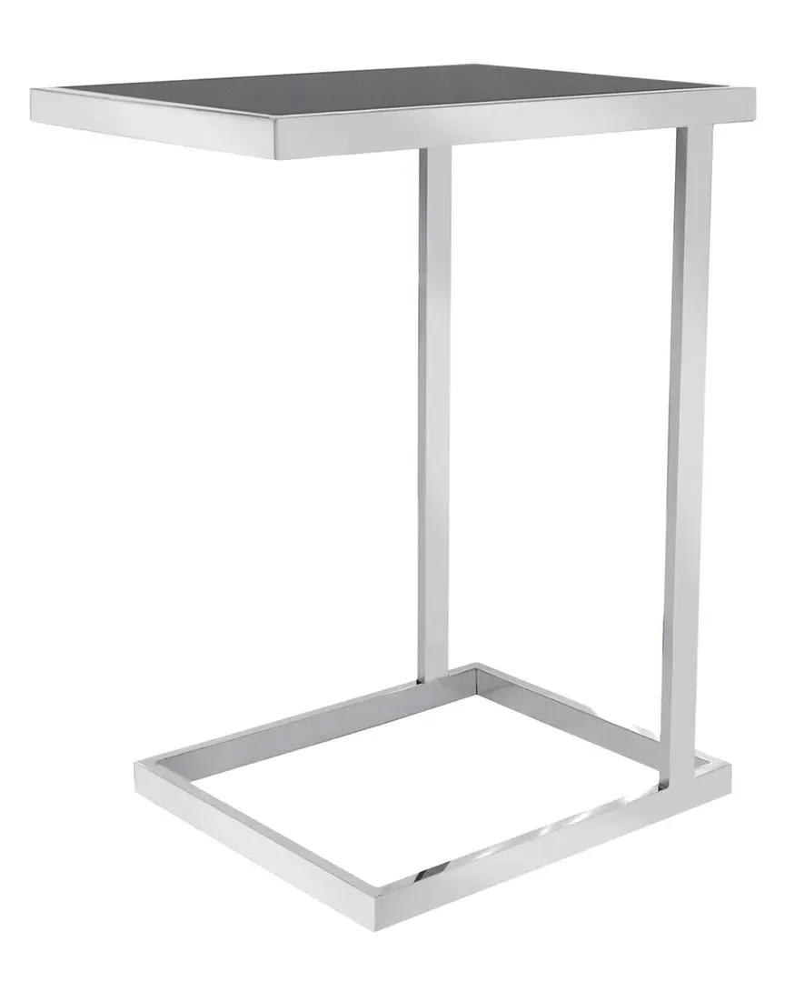 Luxe Collection Square End Table - Black, Glass image