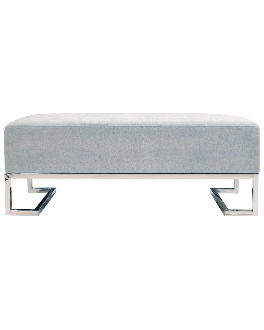 Luxe Upholstered Bench - Blue, Polyester image